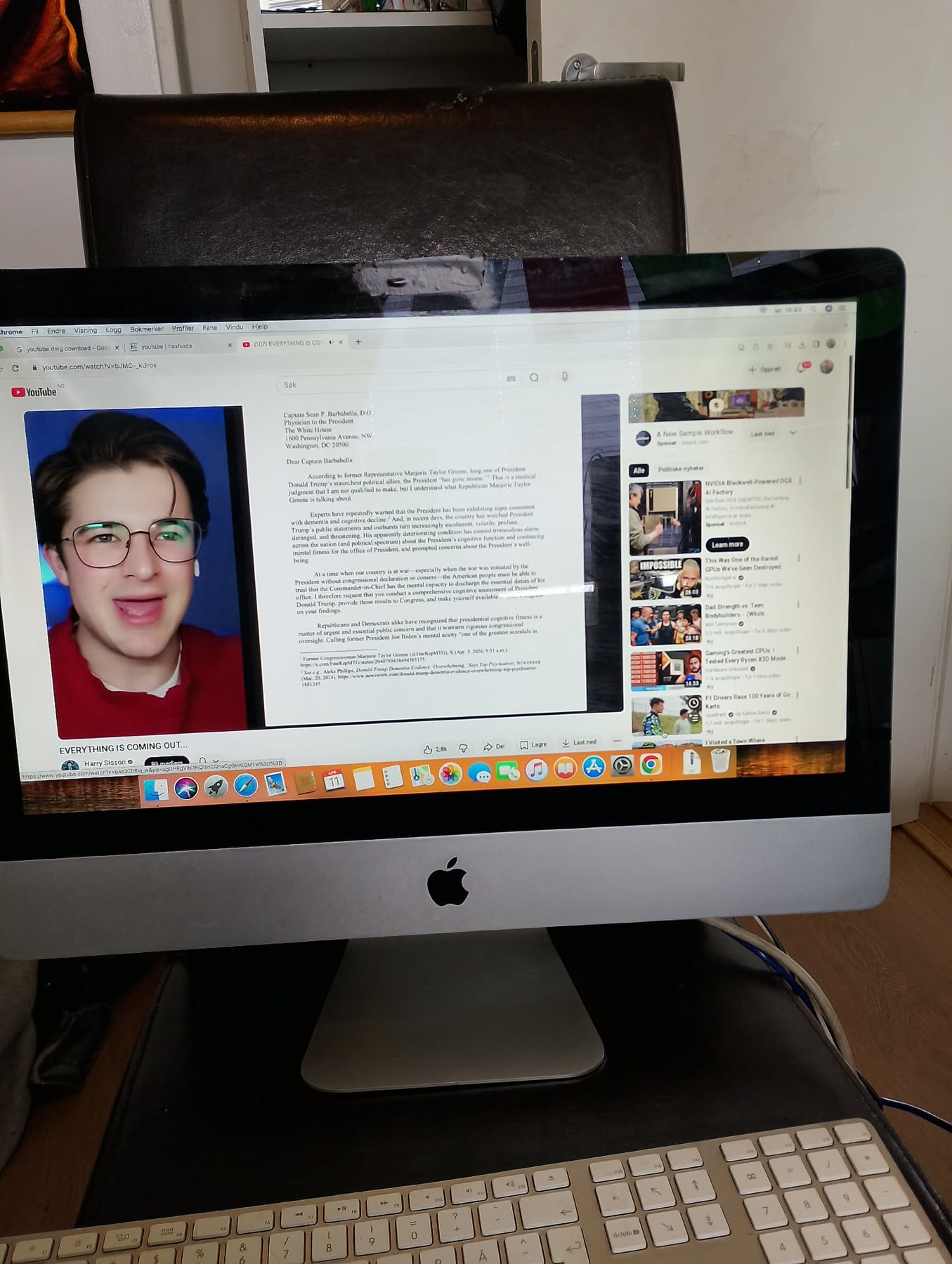 iMac ferdig og i drift