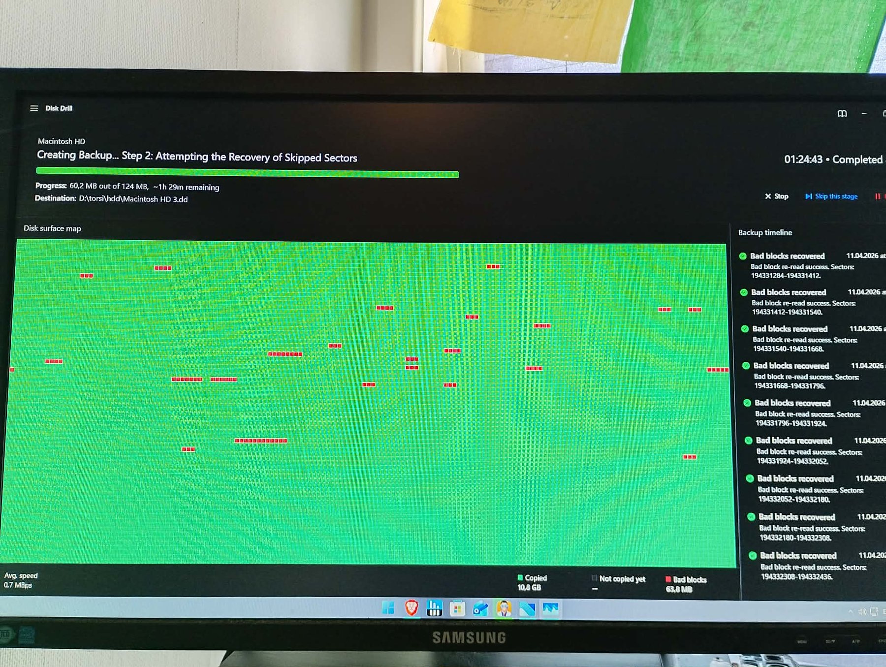 iMac etter full rens og service